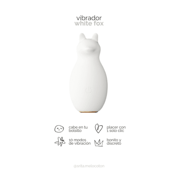 Vibrador White Fox / Vibrador Blanco - Image 3