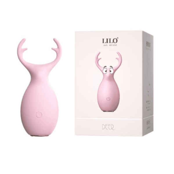Pink Deer / Vibrador con cuernitos